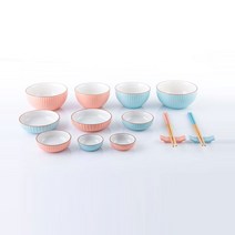 홈세트 14pcs 파스텔풍 도자기세트