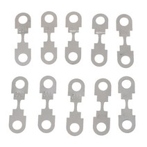 10 조각 12vdc 자동차 플랫 금속 퓨즈 스트립 for vw for audi for seat for skoda for ford, 60a
