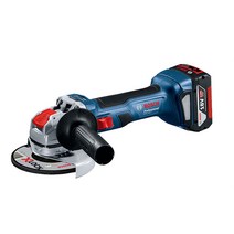 보쉬 GWX 18V-7 18V 충전 X-LOCK 그라인더 5.0Ahx2개