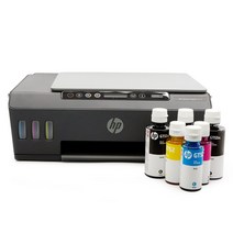 HP Smart Tank 515 무한정품잉크젯 컬러3개+검정3개 초미니셀카봉증정