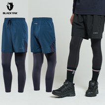 (블랙야크) 남성 기모 반바지레깅스 M시트팬츠