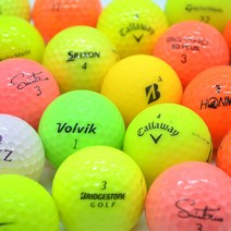 유명브랜드 컬러모음 A-등급 100알 라운딩용 골프로스트볼