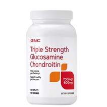 GNC 트리플 스트렝스 글루코사민 콘드로이틴 120정 (캐플렛) Triple Strength Glucosamine Chondroitin, 1병