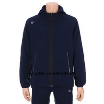 르까프 1219FW114 DV 남성 고신축 폴리 후드집업 우븐 트레이닝복 상의