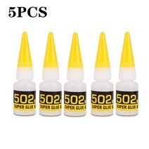 철본드 크랙보수제 쇠본드 드라이픽스 타이트본드 즉석 속건성 시아노 아크릴레이트 접착제, 5개