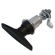Southco E3 Series Vise Action Powder Coated Zinc Alloy Hand Operated Compression Latch with T-Handle, 1