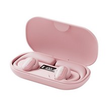 Sanag-Z30s TWS 이어폰 오픈 이어 에어 컨덕션 블루투스 5.3 무선 헤드폰 스포츠 이어 후크 서라운드 스페이스 오디오 이어 버드, 하나, 분홍색
