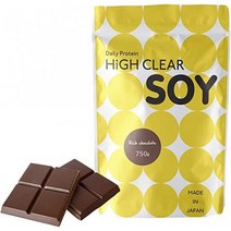 HIGH-CLEAR 소이 단백질 스테비아 리치 초콜릿 맛 750g 약 30식분 국내 제조 대두 유산균 비타민 미네랄, one option, one option