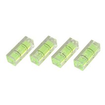 레이저수평기 측량기 수평계 삼각대 측정기 디지털 4pcs 10x10x29mm 범용 사각형 거품 수준기 측정 카메라, 초록, 01 green