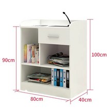 인포데스크 카운터계산대 식당 매장 계산대 프론트 음식점 포스 약국 병원데스크 53, 80x40x90cm, D