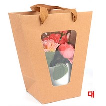 사다리꼴 창 무지 쇼핑백 대, 상품선택_itm@r