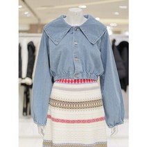 [AK수원점] [밸리걸]와이드카라 크롭 데님 자켓(476610)