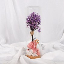 [천삼백케이] [행복한 세상] 프리저브드원형글라스(대)-퍼플트리, 단품