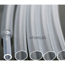 전선열수축튜브 전기튜브 투명직경 5M 0.6/0.8/1/1.5/2/2.5/3/3.5/4/5/6mm 2:1 PE 열 수축 튜브 절연 케이, 01 클리어_11 5mm