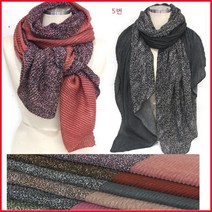 호피 투톤 주름 광폭 여자 봄 스카프 간절기 머플러 멀티 추천 엄마 여성 코디