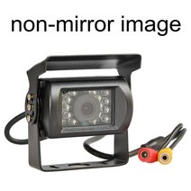 DIYKIT DC 12V - 도 방수 컬러 Ccd 역방향 백업 자동차 트럭 버스 카메라 IR 포함, 01 non-mirror image
