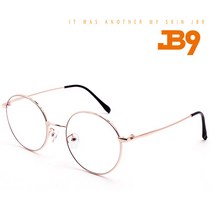 제이비나인 JB9브랜드 그대로착용 8029 SHINY-ROSEGOLD-BLACK 로즈골드블랙 블루라이트차단안경 시력보호 청광차단 안경점맞춤 안경줄증정
