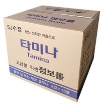 타미나 꽃무늬 엠보싱 점보롤 화장지 2겹, 16롤 x 1