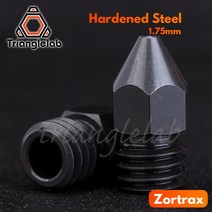 Trianglelab Zortrax M200 M300 3D 프린터고온 경화 강철 노즐 PEI PEEK 또는 탄소 섬유 압출기, 01 1PC 0.4MM 1.75MM