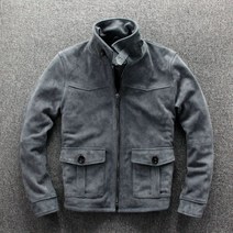 신제품 아메리칸 레트로 가죽 조끼 할리 재킷 바이크 모터사이클 일본 복고풍 빈티지 점퍼 오토바이 비행