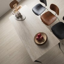 아트박스/코니페블 포세린 테이블 (6인-트라버틴), 블랙