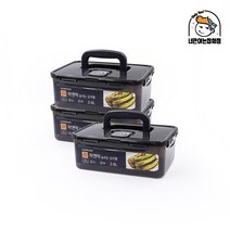 락앤락 숨쉬는 김치통 다크그레이 2.6L 3개, 단품