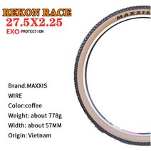 MAXXIS-REKON 와이어 비드 레이스 자전거 타이어 산악 MTB 27.5/ 29X2.25