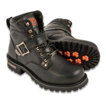 Milwaukee Leather 남성용 15.2cm 사이드 버클 부츠 (사이즈 7.5)