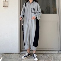 이지이지 빠른무료배송 EY520 여자빅사이즈 유니크룩 안감기모후리스 롱 후드집업 겨울아우터