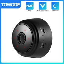 펫cctv 강아지cctv 고양이 cctv 음성 towode hd 1080p wifi ip 카메라 홈 보안 small size ir night vision 모션 감지 알람 휴대용, 64g 카드가 있는 캠