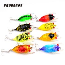 PROBEROS 탑워터 매미 워블러 배스낚시 메기낚시 루어 탑워터 하드베이트 배스 지터벅 워블러 메기루어 웜, G타입, 1개출고됨[1]_yg