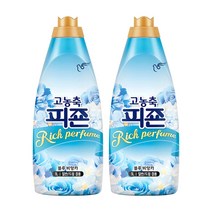 피죤 고농축 리치퍼퓸 섬유유연제 블루비앙카 본품, 1L, 2개