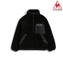 르꼬끄 남녀공용 플리코 뽀글이 패딩 겨울 자켓 QM423LJKN1_BLK
