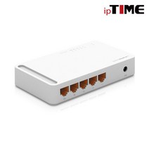 ipTIME H6005 [스위칭허브/5포트/1000Mbps]/화이트+히든 LED