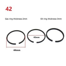공기 압축기 피스톤 링 공압 부품 42/47/48/51/52/65mm 실린더 펌프 액세서리 3, 01 42mm
