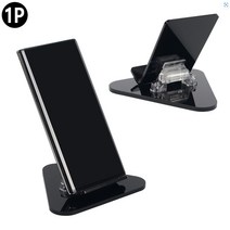 핸드폰매장전시 아이패드진열대 거치 스탠드 심플 검정 인테리어