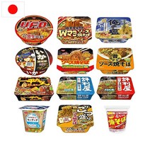 [일본] 유명 브랜드 12종 야키소바 라멘 도시락 패키지, 12팩
