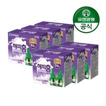 유한양행 [본사직영] 해피홈 리퀴드 리필 2입(총 90일분), 6개
