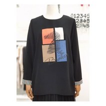 [YK] W몰 백 스트라이프 블라우스 Y194N203