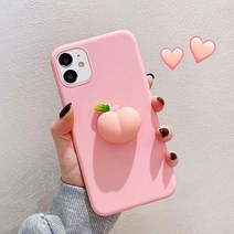 갤럭시 s21 울트라 플러스 복숭아 말랑이 모찌 케이스슬림케이스 귀여운 단색케이스 과일모찌케이스 캐릭터케이스