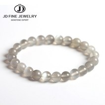 Jd 쥬얼리 공장 4/5/6/7/8mm 자연 7a 회색 문스톤 비즈 래브라도 비즈 남성과 여성을위한 수제 팔찌 라이트 luxulry