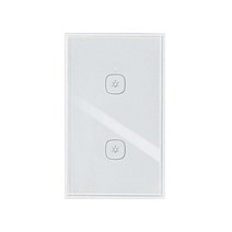 IoT팝 스마트 전등 스위치 2구 화이트, 1개