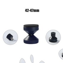 수납침대 슈퍼 싱글 조정 가능한 침대 프레임 떨림 방지 도구 업그레이드 가구 패드 및 나사가있는 헤드 보, 13 Blue 42-47mm