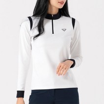 여성 하프집업 겨울 니트 골프 티셔츠 라운딩복장 캐쥬얼골프 연습복 필드