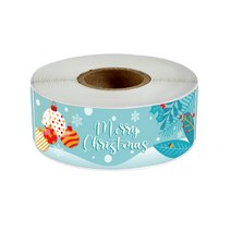 크리스마스 스티커 120pcs/롤 메리 크리스마스 롱 스트립 스티커 XMAS 선물 포장 데칼 DIY 공예품 용품, M5