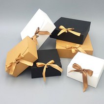 접이식 종이박스 무지 선물박스 납작 사각 선물상자 종이상자, 대 화이트
