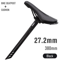 프로온슨 CNC 알루미늄 로드 바이크 27.2인승 로드 레인보우 마운트 파이프 자전거 타기 자전거 타기 액세서리, cushion A+black 27.2mm