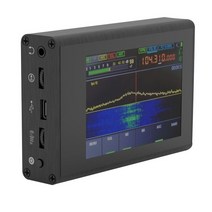 50KHz-200MHz 말라카이트 SDR 단파 라디오 잡음 감소 소프트웨어 정의 라디오 수신기 3.5 인치 터치 스크린 포함, 안테나 포함