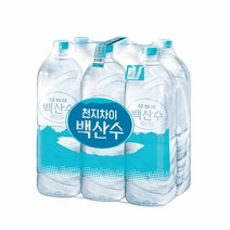 농심 백산수 2L* 6입(무라벨)