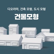 1:600 주택 집모형 건물모형 디오라마 테라리움, 1/600, 타입E